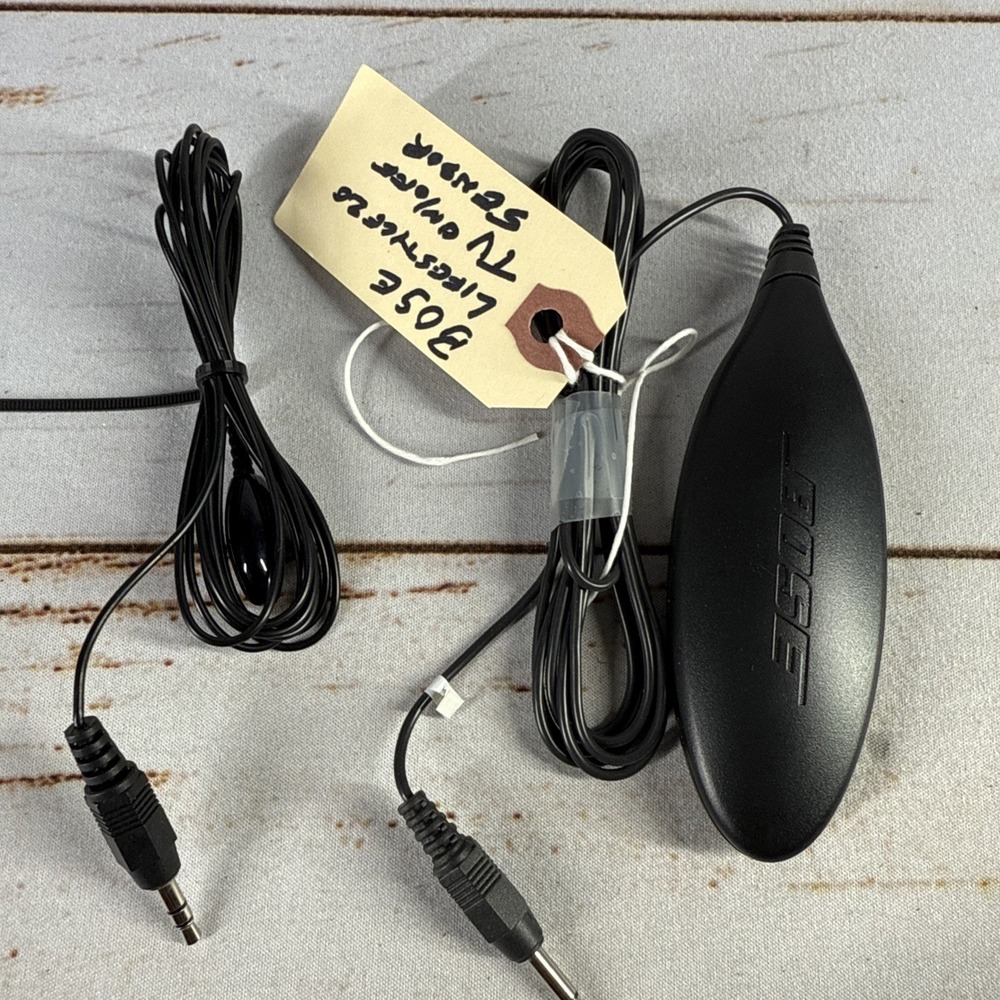 Bose 258359 TV Power Sensor & 260335 IR Emitter Cable Set Lifestyle Tested